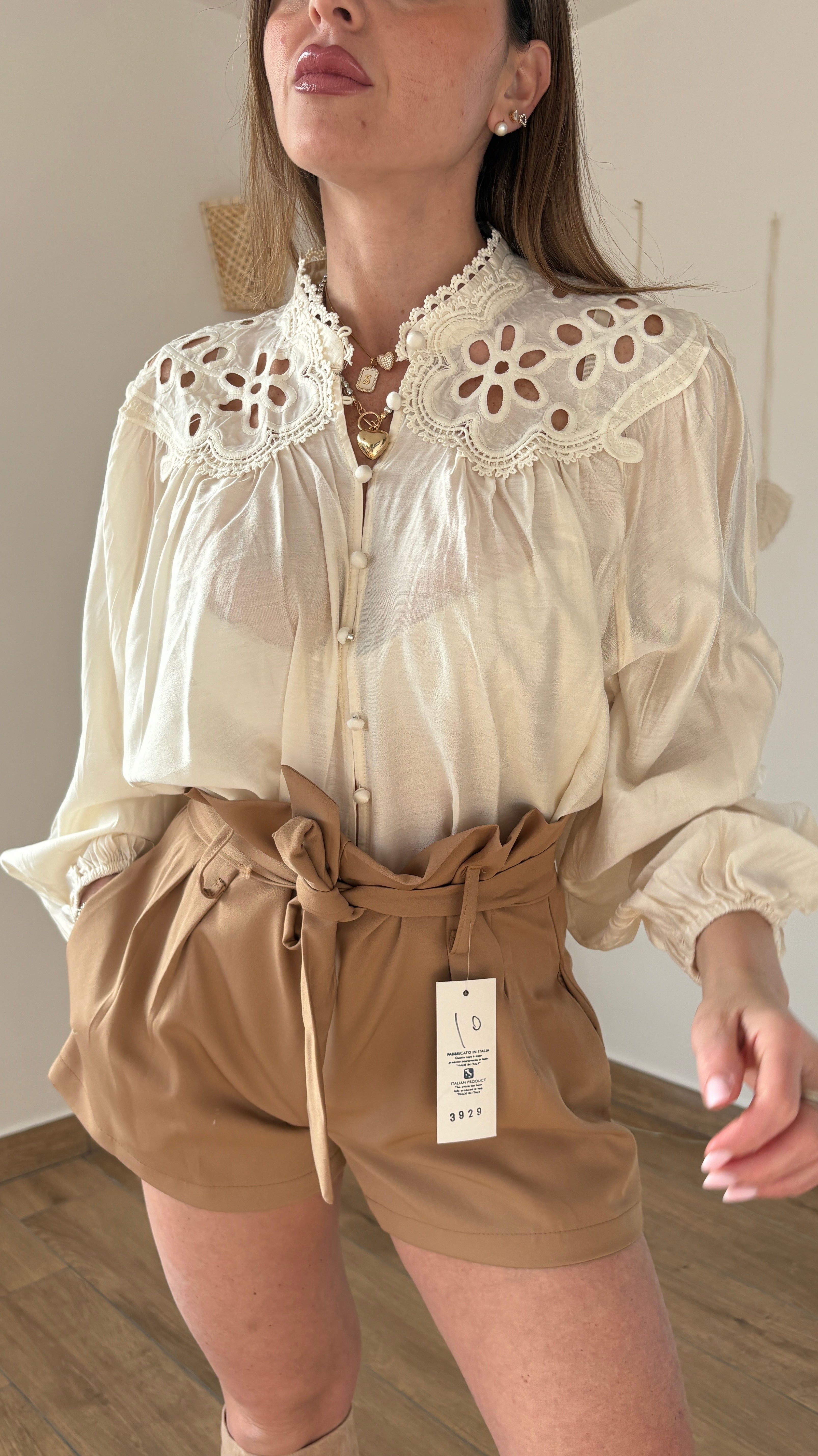 Camicia Ricamo