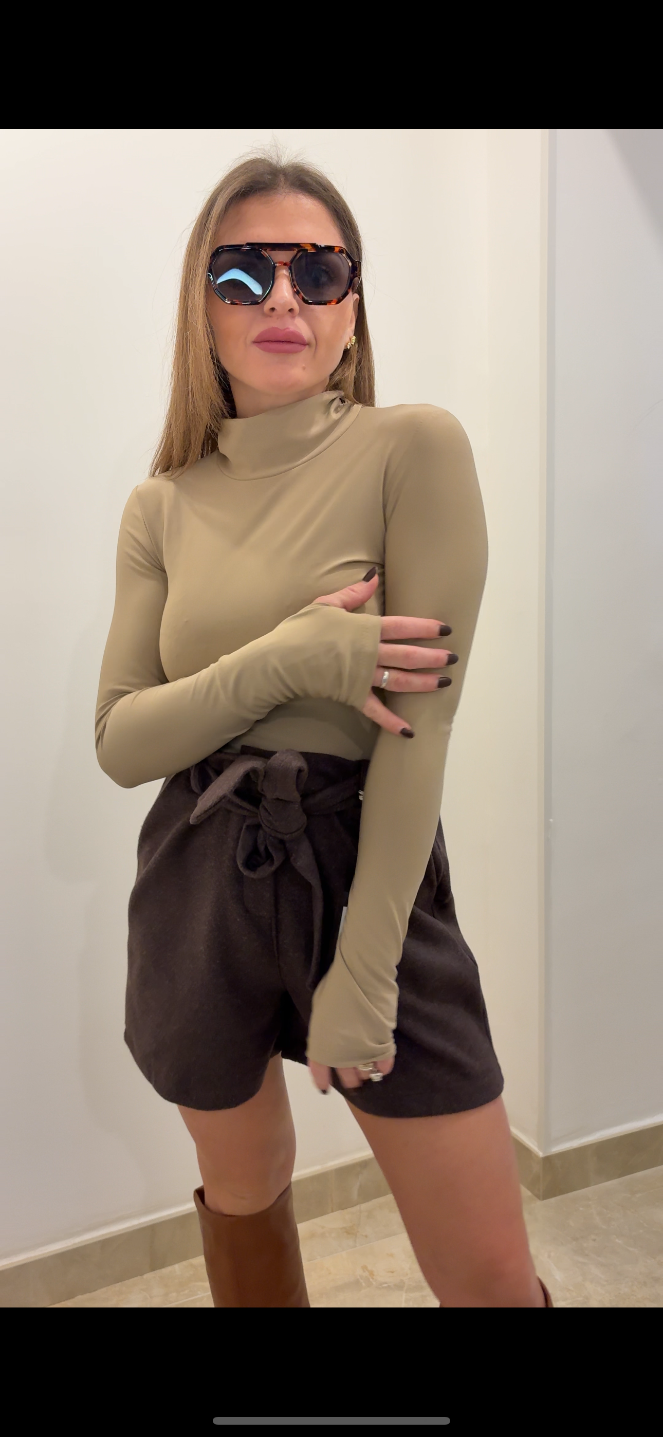 Lupetto body elastico