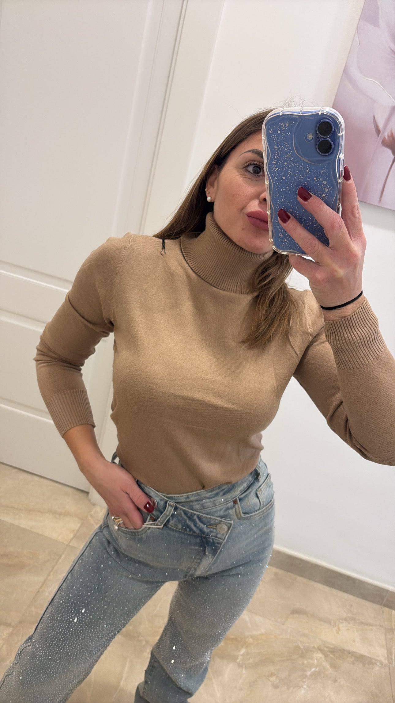 Lupetto lana pettinata